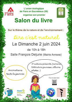 salon du livre Flers-en-Escrebieux 2024